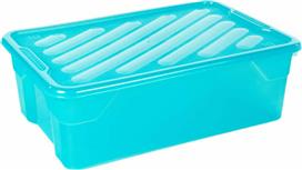 Homeplast Nak Πλαστικό Κουτί Αποθήκευσης με Καπάκι Γαλάζιο 40x60x19cm
