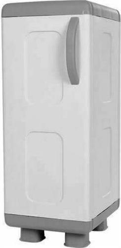 Homeplast Παπουτσοθήκη Φαίδρα Πλαστική με 4 Ράφια Γκρι-Ανθρακί 44x36x96cm