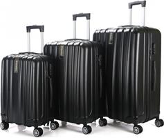 HomeVero HV-2003BLK Σετ Βαλίτσες 3τμχ Μαύρο