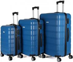 HomeVero HV-2003BLU Σετ Βαλίτσες 3τμχ Μπλε