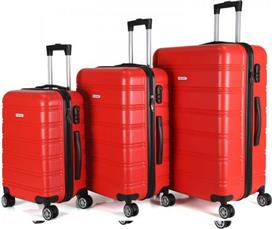 HomeVero HV-2003RED Σετ Βαλίτσες 3τμχ Κόκκινο