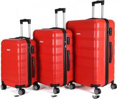 HomeVero HV-2003RED Σετ Βαλίτσες 3τμχ Κόκκινο
