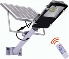 Hoppline Ηλιακό Φωτιστικό Δρόμου με Φωτοκύτταρο και Τηλεχειριστήριο IP65 HOP1000959-1