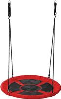Hoppline Κούνια με Προστατευτικό Μεταλλική 110x110x110cm Κόκκινη HOP1001104-2