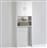 Hoppline Ντουλάπι Μπάνιου Πλυντηρίου 64.6x24.2x190.5cm Λευκό HOP1000994