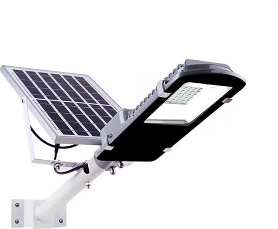 Hoppline Στεγανό Ηλιακό Φωτιστικό Δρόμου IP65 με Αισθητήρα Φωτός και Τηλεχειριστήριο σε Μαύρο Χρώμα HOP1000959-3