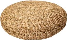 H&S Collection Πουφ Μαξιλάρα Καφέ 58x58x20cm BD2000080