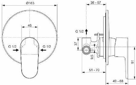 Ideal Standard Cerafine O A7192AA