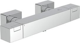 Ideal Standard Ceratherm C100 Αναμεικτική Μπαταρία Μπανιέρας Θερμοστατική Ασημί A7533AA