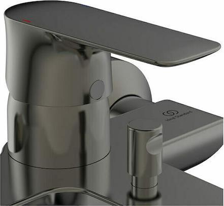 Ideal Standard Connect Air Αναμεικτική Μπαταρία Μπανιέρας Πλήρες Σετ Ασημί A7056A5