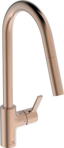 Ideal Standard Gusto Ψηλή Μπαταρία Κουζίνας Πάγκου Sunset Rose BD414J4