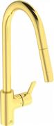 Ideal Standard Gusto Ψηλή Μπαταρία Κουζίνας Πάγκου Χρυσή BD416A2