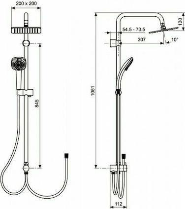Ideal Standard Idealrain Cube A5862AA