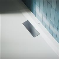 Ideal Standard Ορειχάλκινο Κανάλι Δαπέδου με Μέγεθος 19.5x5cm Ασημί T4493AA