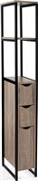 Idomya Επιδαπέδια Ραφιέρα Μπάνιου Ξύλινη με 4 Ράφια 18x31.5x138cm 30031194