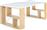 Idomya Ορθογώνιο Τραπεζάκι Σαλονιού Nevada Ξύλινο Φυσικό Μ110xΠ60xΥ45cm 30088319