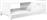 Idomya Ορθογώνιο Τραπεζάκι Σαλονιού Storvik Μεταλλικό Λευκό Μ100xΠ50xΥ36cm 30087324
