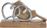 Inart Διακοσμητικό Πουλί από Ξύλο 18x5x10cm 3-70-357-0234