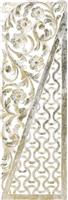 Inart Διακοσμητικό Τοίχου από Ξύλο Χρυσό 30x3x90cm 3-70-536-0102