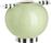 Inart Διακοσμητικό Βάζο Κεραμικό Πράσινο 17x13x12cm 3-70-248-0014
