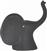 Inart Διακοσμητικός Ελέφαντας από Κεραμικό Υλικό 14x8x15cm 3-70-619-0044