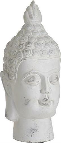 Inart Διακοσμητικός Βούδας από Τσιμέντο Αντικέ Γκρι 10x10x22cm 3-70-456-0188