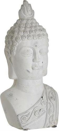 Inart Διακοσμητικός Βούδας από Τσιμέντο Γκρι 13x11x28cm 3-70-456-0184