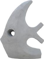 Inart Lakol Διακοσμητικό Ψάρι από Κεραμικό Υλικό 25x7x33cm 312-000011