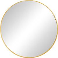 Inart Nhaos Καθρέπτης Τοίχου με Χρυσό Μεταλλικό Πλαίσιο Διαμέτρου 60cm 298-000013