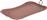 Inart Ορθογώνιος Δίσκος Σερβιρίσματος από Μέταλλο με Λαβή σε Ροζ Χρώμα 37x22x6cm 3-70-285-0096