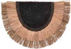 Inart Pedrine Διακοσμητικό Τοίχου Ψάθα-Abaca Φυσικό 85x60x6cm 339-000042