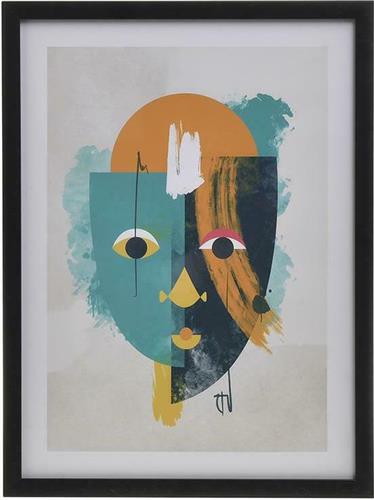 Inart Πίνακας Χάρτινος 30x40cm 3-90-763-0099