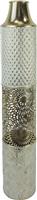 Inart Tecna Διακοσμητικό Βάζο Μεταλλικό Χρυσό 14.6x14.6x81.3cm 57235945