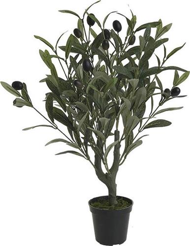 Inart Τεχνητό Φυτό σε Γλαστράκι Ελιά 50cm 3-85-475-0234