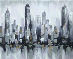 Inart Towny Πίνακας σε Καμβά 100x70cm 296-000001