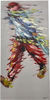 Inart Walking Πίνακας σε Καμβά 70x140cm 301-000011