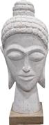 Inart Wevi Διακοσμητική Προτομή από Ξύλο 17x11.5x41cm 312-000047