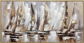 Inart Yelkan I Πίνακας Ελαιογραφία σε Καμβά 120x60cm 301-000037