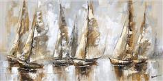Inart Yelkan I Πίνακας Ελαιογραφία σε Καμβά 120x60cm 301-000037