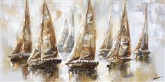 Inart Yelkan Πίνακας Ελαιογραφία σε Καμβά 120x60cm 301-000036