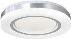 InLight 4016-A Μοντέρνα Μεταλλική Πλαφονιέρα Οροφής με Ενσωματωμένο LED Λευκή 50cm