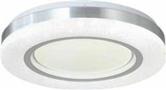 InLight 4016-C Μοντέρνα Μεταλλική Πλαφονιέρα Οροφής με Ενσωματωμένο LED Λευκή 32cm