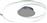 InLight 42011-CH Μοντέρνα Μεταλλική Πλαφονιέρα Οροφής με Ενσωματωμένο LED Ασημί 60cm 40W 3000K