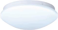 InLight 42015 Κλασική Πλαστική Πλαφονιέρα Οροφής με Ενσωματωμένο LED Λευκή 25cm