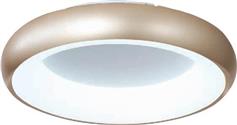 InLight 42021-A Μοντέρνα Μεταλλική Πλαφονιέρα Οροφής με Ενσωματωμένο LED Χρυσή 60cm