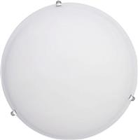 InLight 42154-Β Κλασική Γυάλινη Πλαφονιέρα Οροφής με Ντουί E27 Λευκή 30cm
