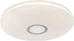 InLight 42161-Β Κλασική Πλαστική Πλαφονιέρα Οροφής με Ενσωματωμένο LED Λευκή 40cm