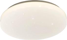 InLight 42162-B Κλασική Πλαστική Πλαφονιέρα Οροφής με Ενσωματωμένο LED Λευκή 44x44cm