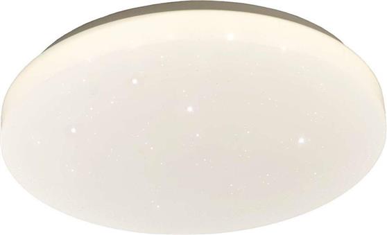 InLight 42162-Γ Κλασική Πλαστική Πλαφονιέρα Οροφής με Ενσωματωμένο LED Λευκή 36x36cm