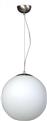 InLight 4253-Δ Μοντέρνο Κρεμαστό Φωτιστικό Μονόφωτο Μπάλα με Ντουί E27 Λευκό 25cm
